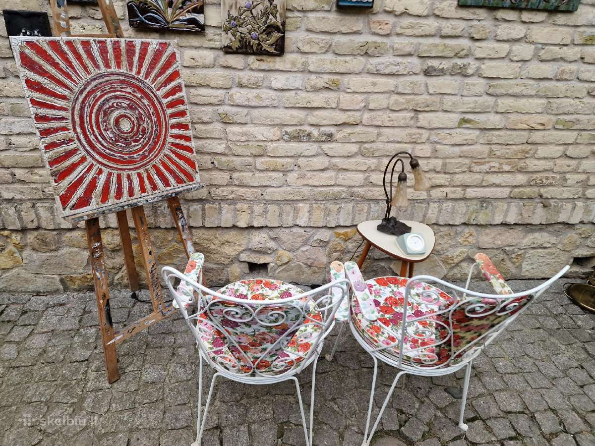 Vintažinės terasos kėdės - nuotraukos Nr. 12