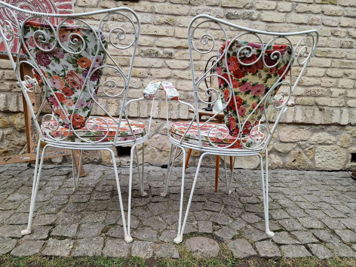 Vintažinės terasos kėdės - nuotraukos Nr. 15