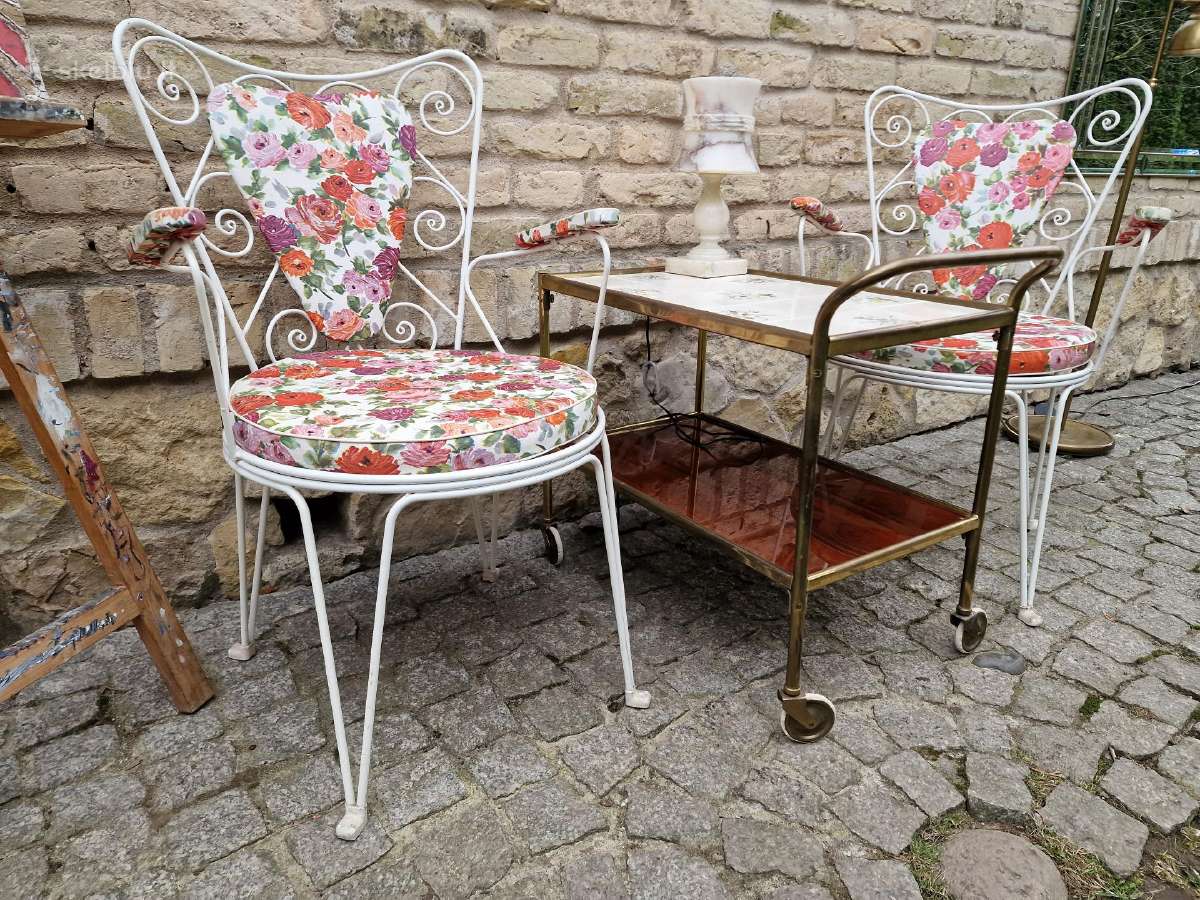 Vintažinės terasos kėdės - nuotraukos Nr. 30