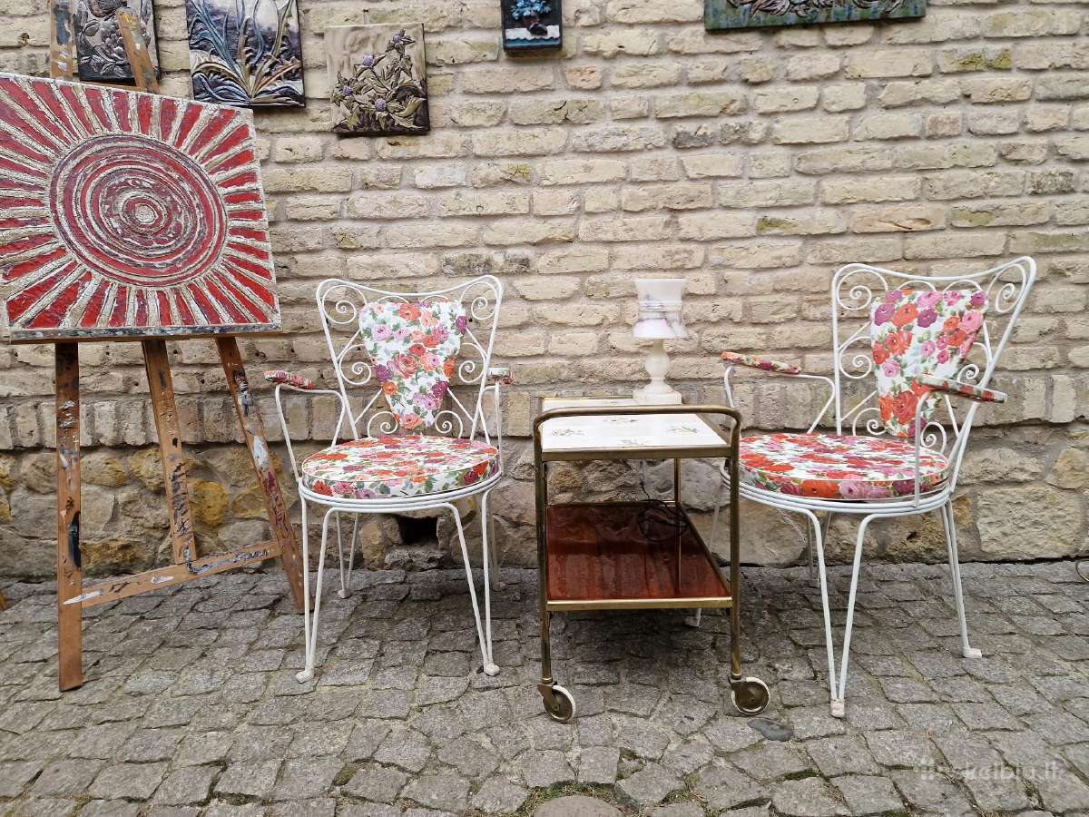 Vintažinės terasos kėdės - nuotraukos Nr. 32