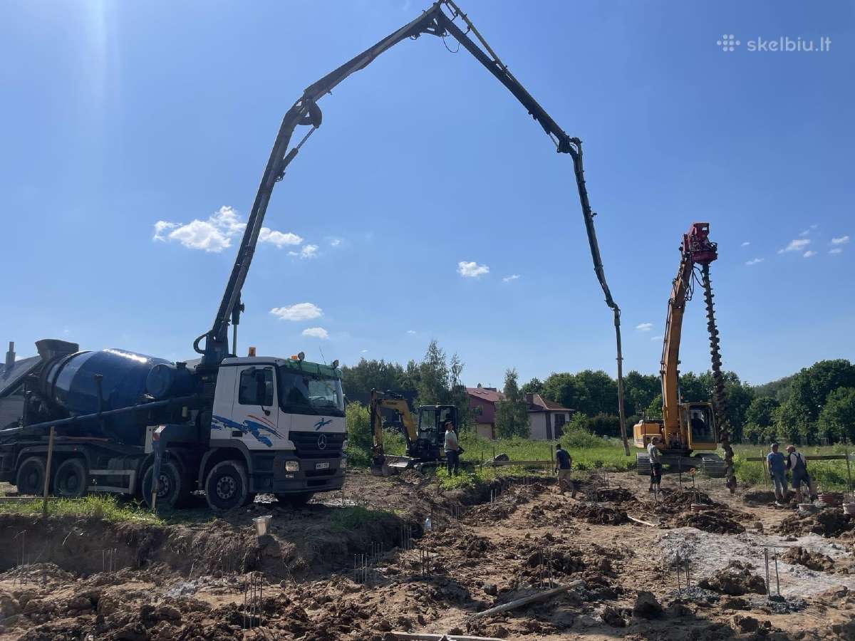 Pamatų įrengimas ir kt. betonavimo darbai - nuotraukos Nr. 7