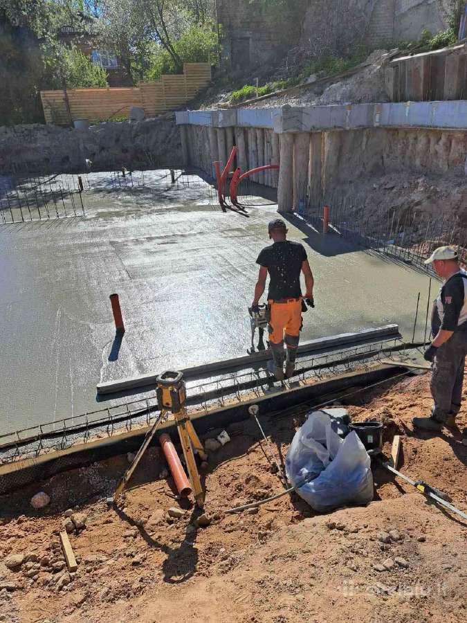 Pamatų įrengimas ir kt. betonavimo darbai - nuotraukos Nr. 9