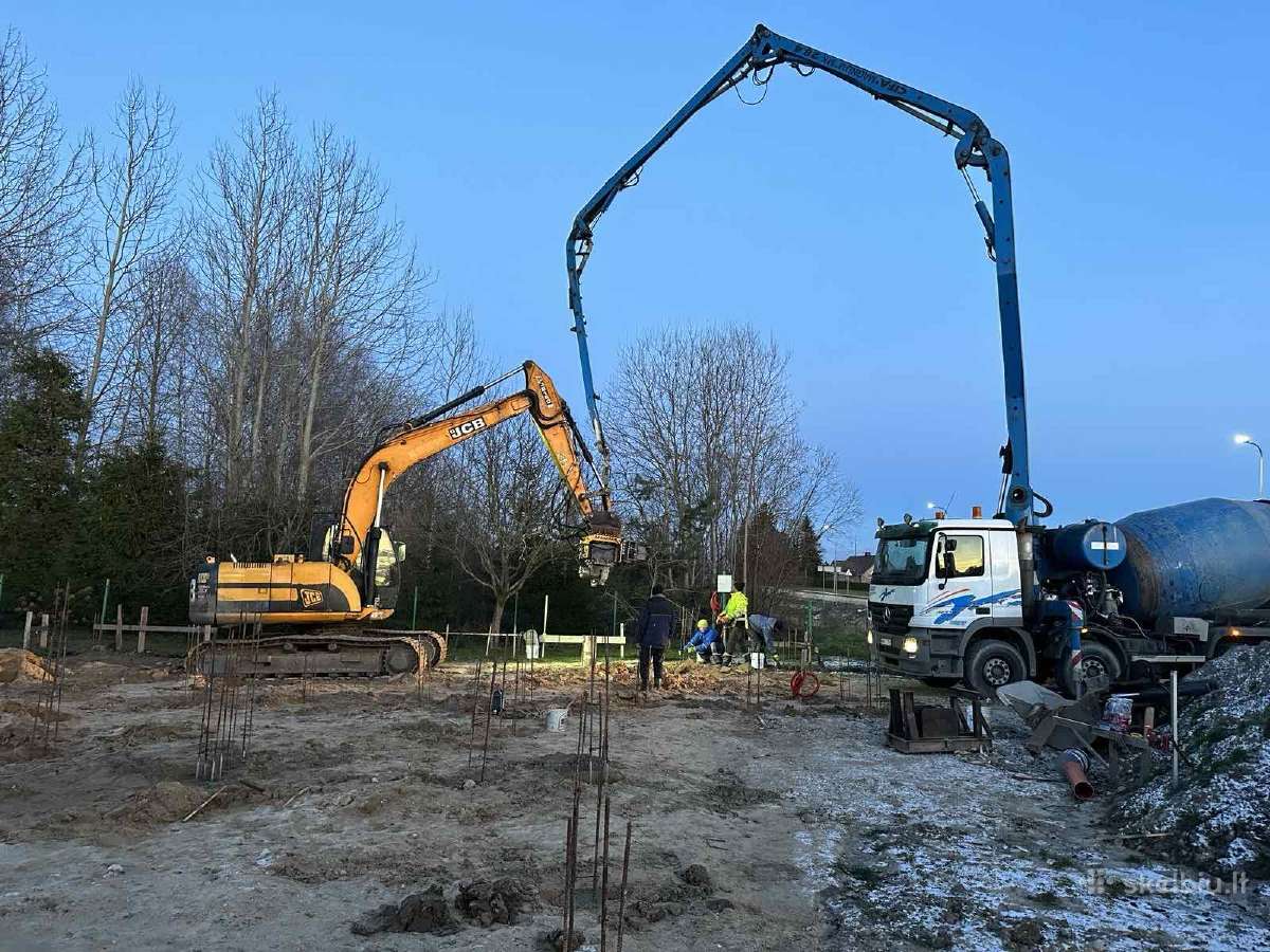 Pamatų įrengimas ir kt. betonavimo darbai - nuotraukos Nr. 12