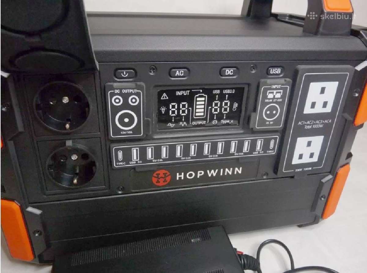 Power station Hopwinn Apollo-p1000 (1048 Wh) - nuotraukos Nr. 7