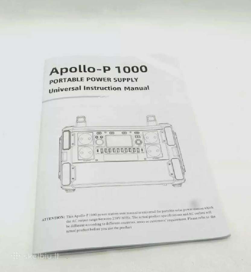 Power station Hopwinn Apollo-p1000 (1048 Wh) - nuotraukos Nr. 10