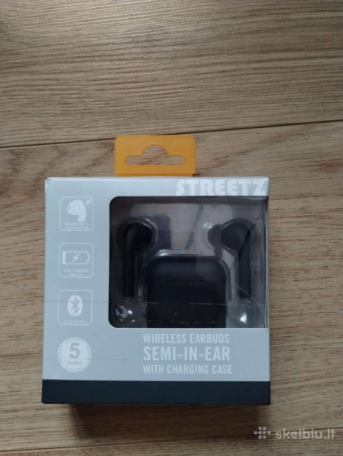 Bluetooth ausinės streetz tws-0003