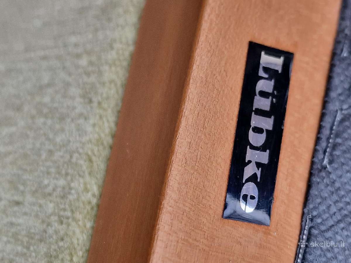 Vintažiniai Mid Century Lübke tikmedžio foteliai - nuotraukos Nr. 25