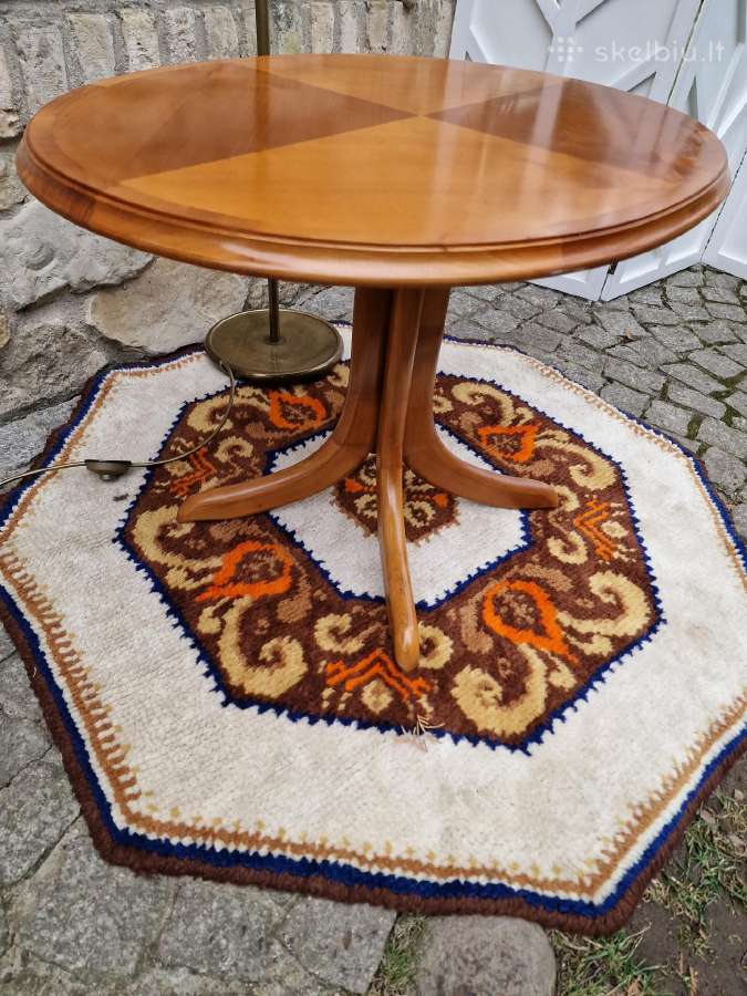 Vintažinis Mid Century tikmedžio kavos staliukas - nuotraukos Nr. 6