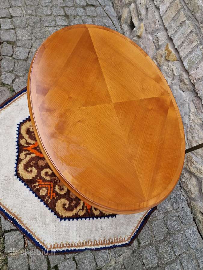 Vintažinis Mid Century tikmedžio kavos staliukas - nuotraukos Nr. 2