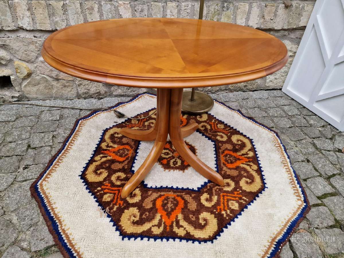 Vintažinis Mid Century tikmedžio kavos staliukas - nuotraukos Nr. 8