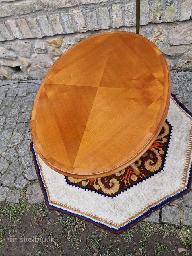 Vintažinis Mid Century tikmedžio kavos staliukas - nuotraukos Nr. 5