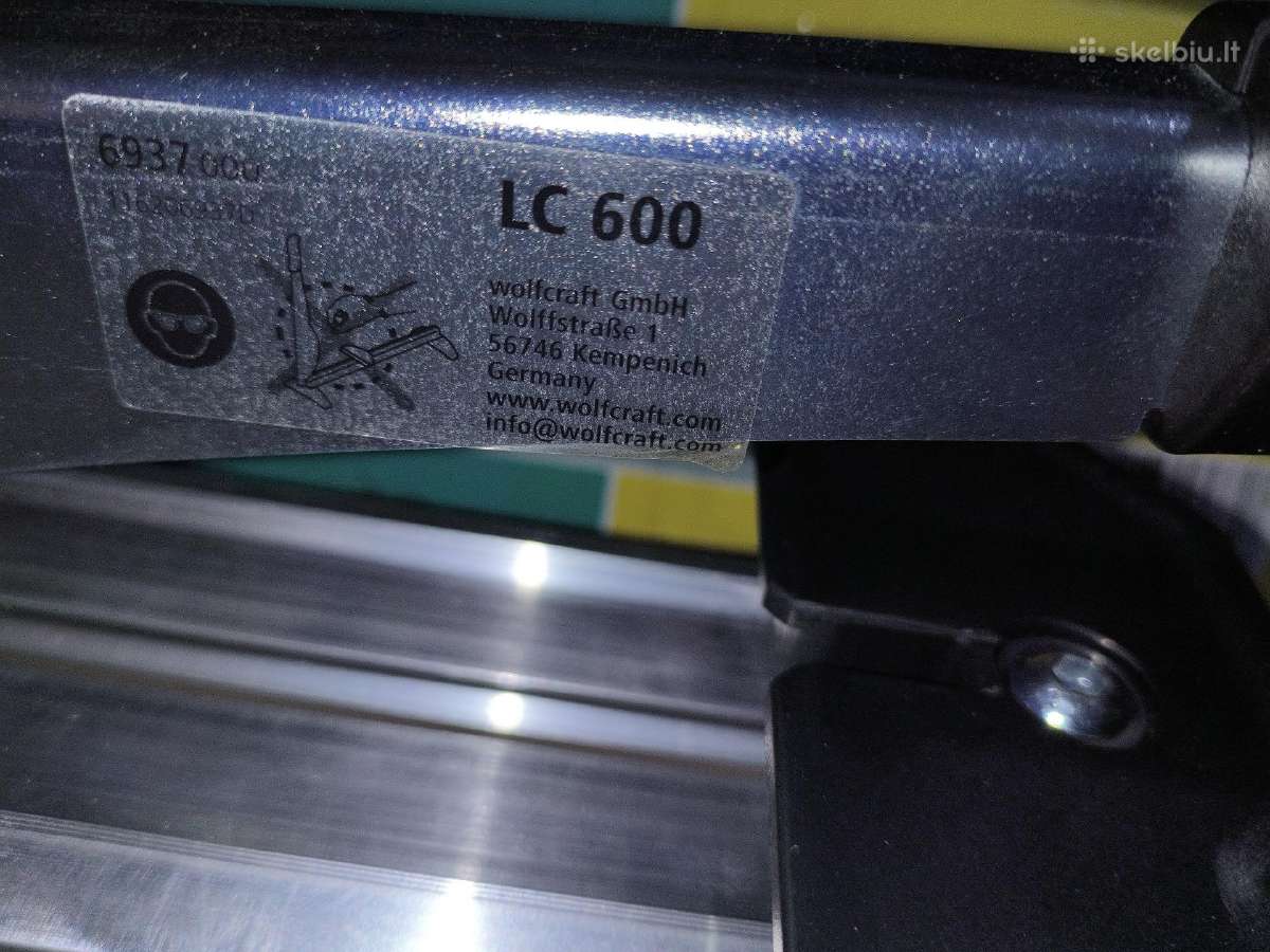 Giljotina laminatui Lc600 Wolfcraft - nuotraukos Nr. 3