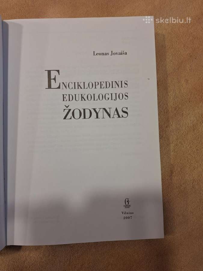 Enciklopedinis edukologijos žodynas - nuotraukos Nr. 2