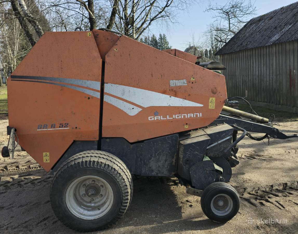 Presas Gallignani Ga R 52 ir plūgas. - nuotraukos Nr. 4
