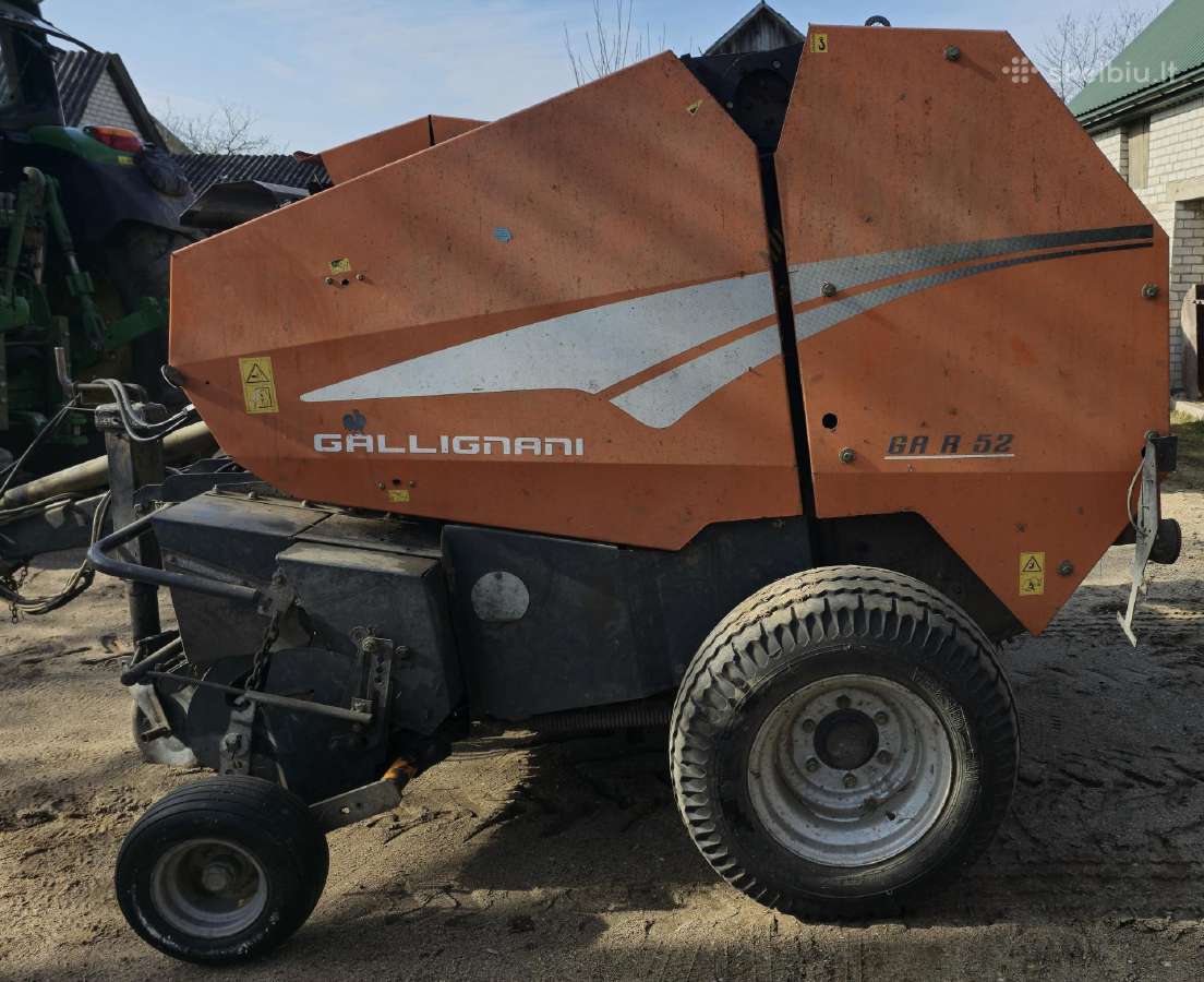Presas Gallignani Ga R 52 ir plūgas. - nuotraukos Nr. 7