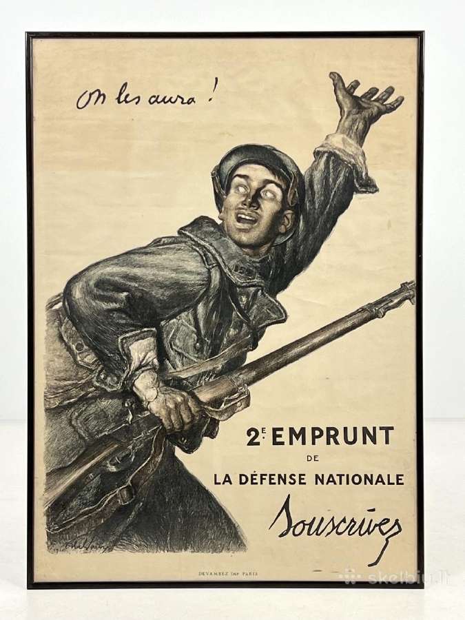 Pirmojo pasaulinio karo plakatas - nuotraukos Nr. 3