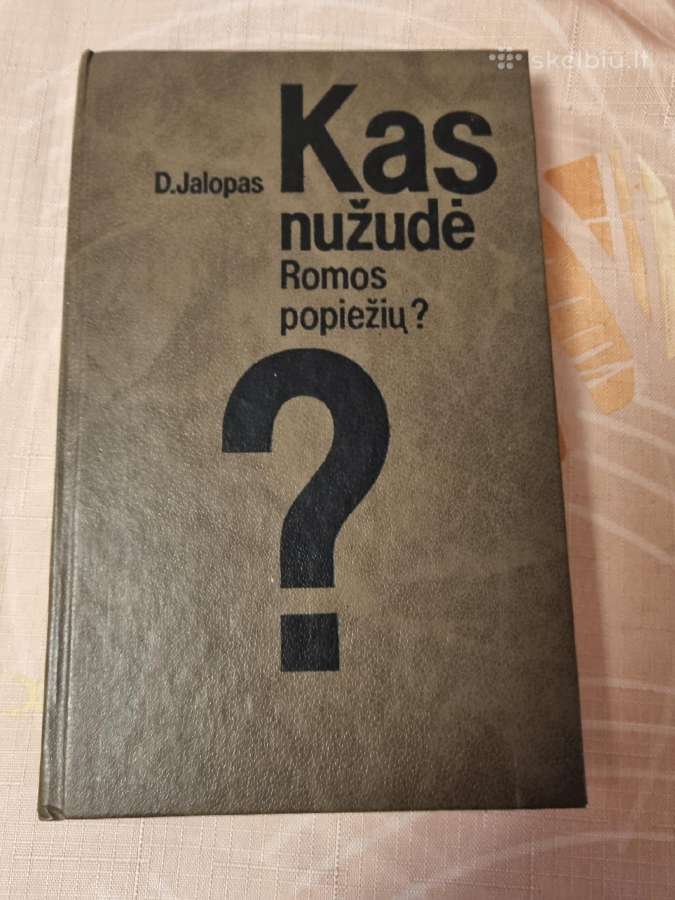 Kas nužudė Romos popiežių ?