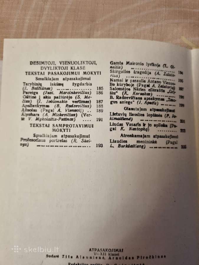 Atpasakojimai 5-12 klasei - nuotraukos Nr. 6