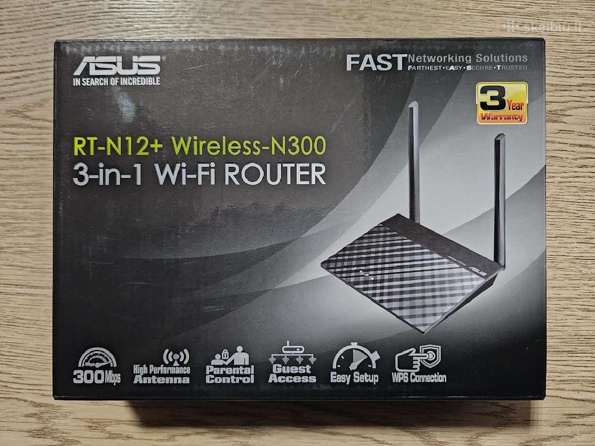 Maršrutizatorius Asus Rt-n12+