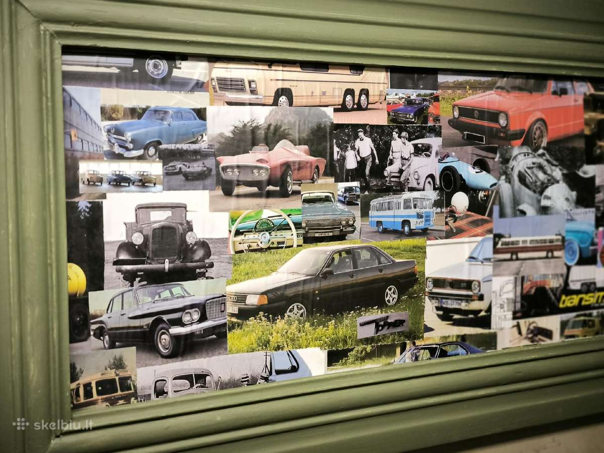 Paveikslas senovinių automobilių tematika - nuotraukos Nr. 2