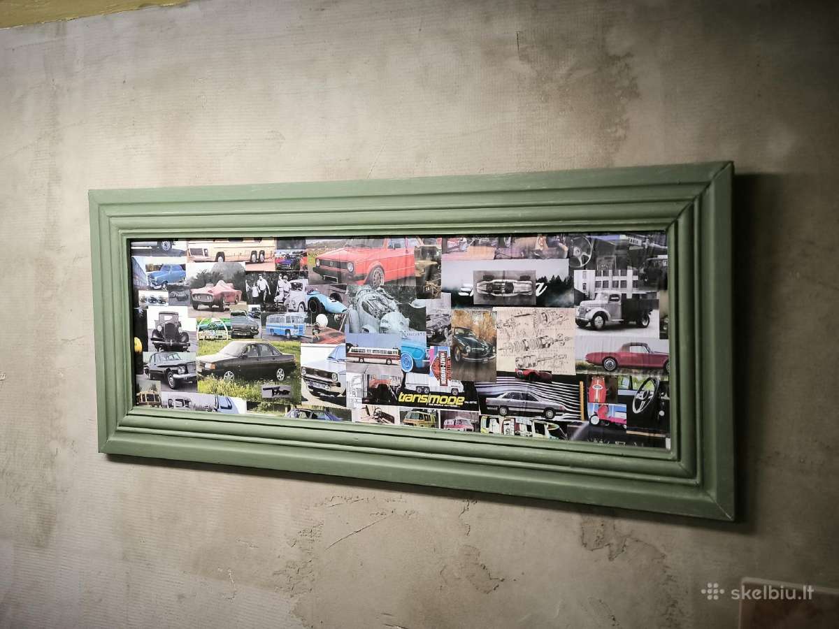 Paveikslas senovinių automobilių tematika - nuotraukos Nr. 5