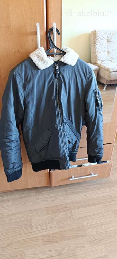 Paaugliška bomber pavasarinė striukė 13-14 metų - nuotraukos Nr. 4