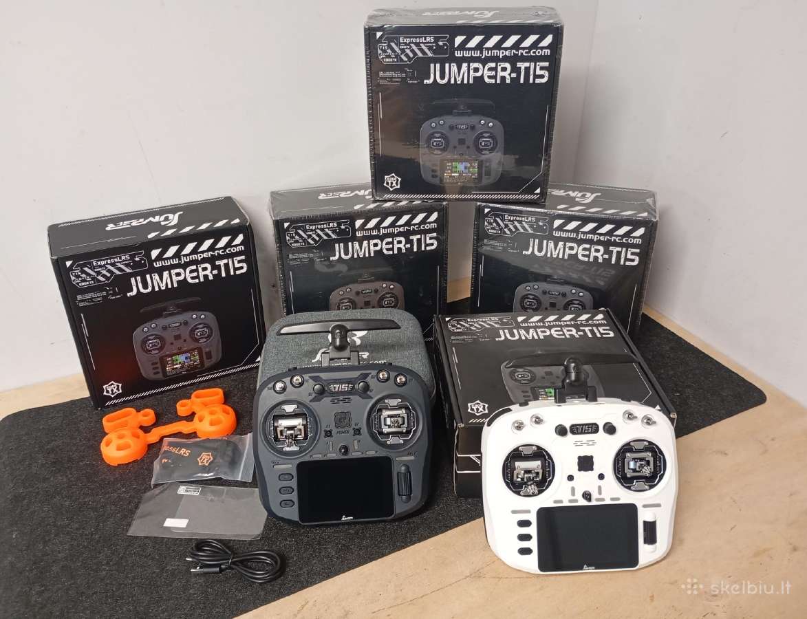 Nauji Jumperrc T15 Elrs 1000mw valdymo pultai CNC - nuotraukos Nr. 3