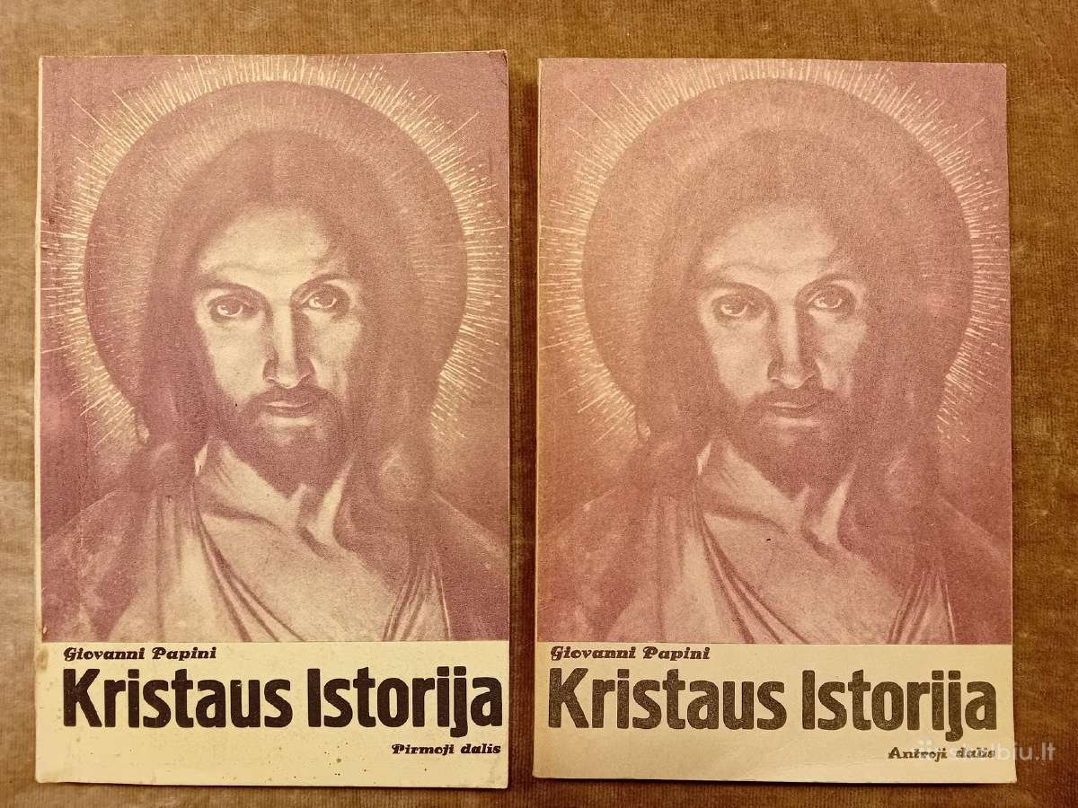 Knygos "Kristaus istorija" 1 ir 2 tomai