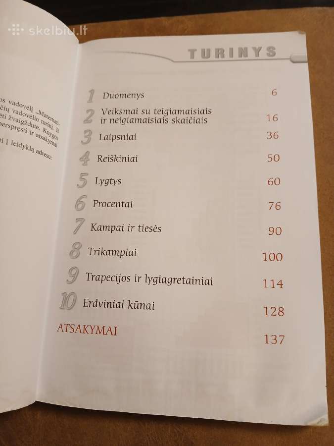 Matematika tau +. 7 klasė uždavinynas - nuotraukos Nr. 3