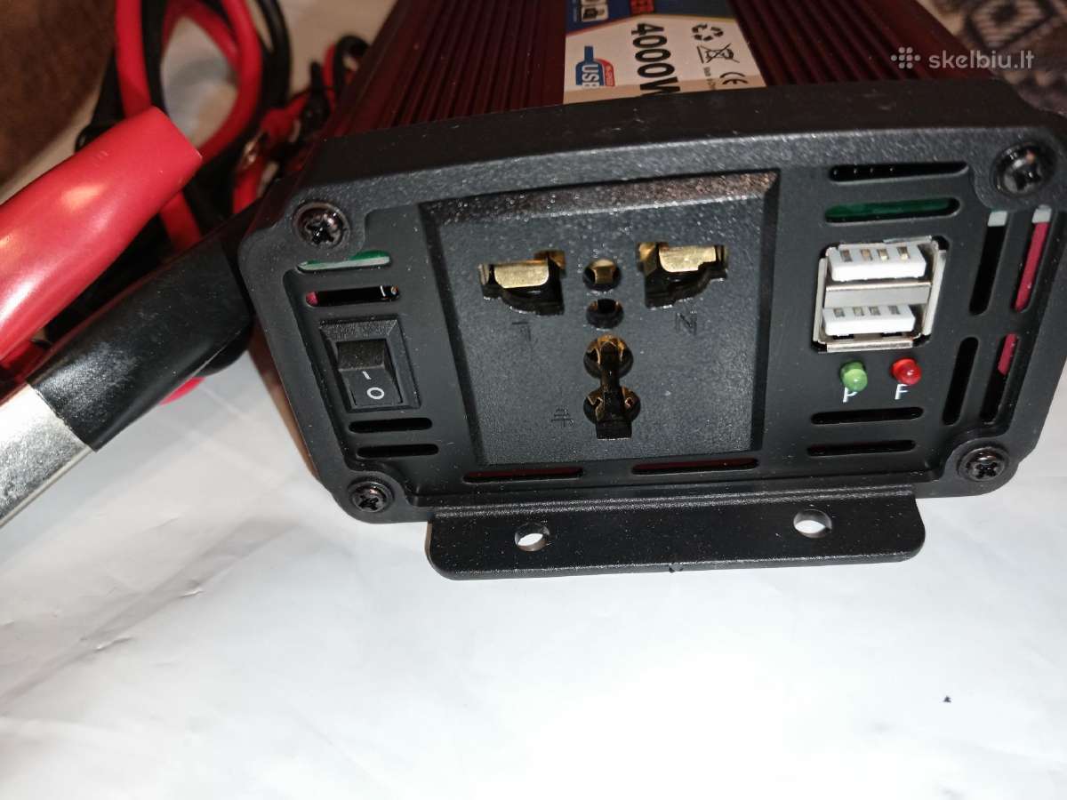 Inverteris įtampos keitiklis iš 12v į 220v - nuotraukos Nr. 4
