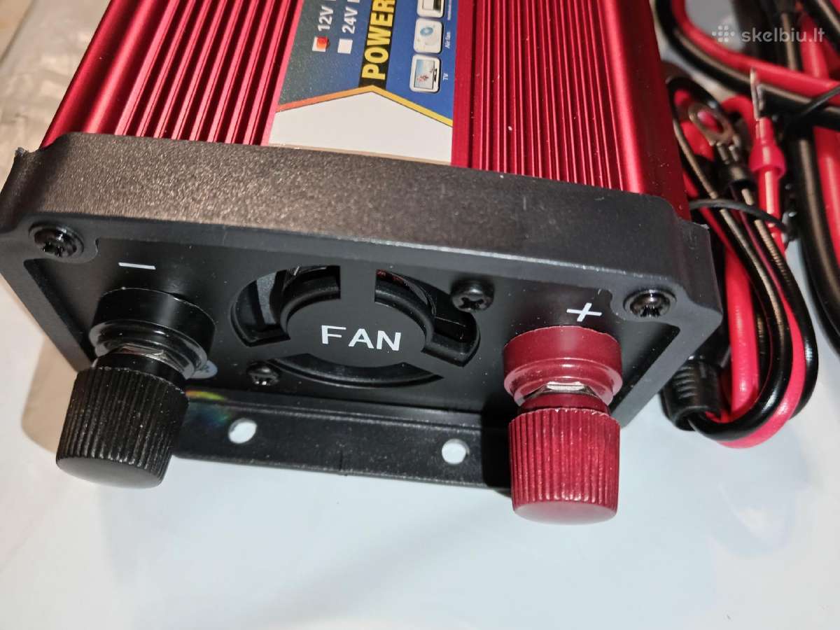 Inverteris įtampos keitiklis iš 12v į 220v - nuotraukos Nr. 3