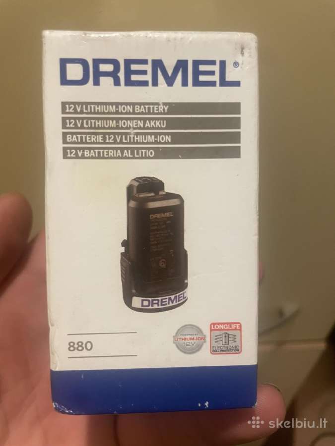 Dremel 880 12v akumuliatorius 2ah