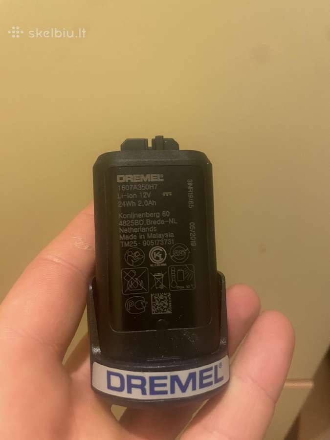 Dremel 880 12v akumuliatorius 2ah - nuotraukos Nr. 4