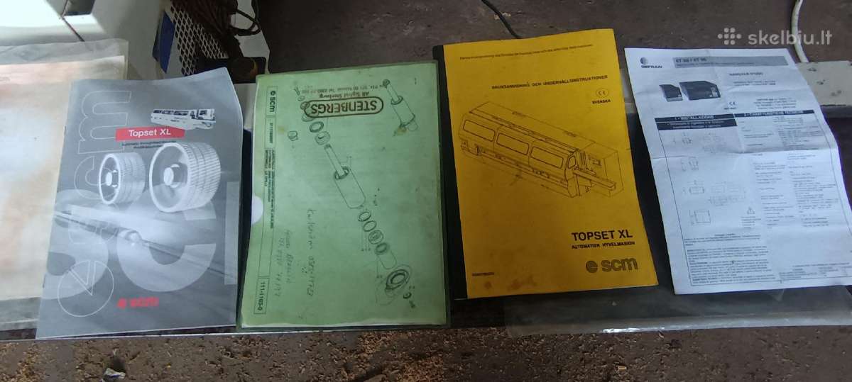 Keturpusės obliavimo staklės Scm Topset XL - nuotraukos Nr. 9
