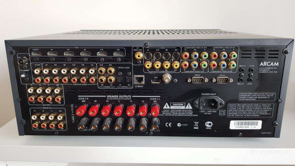 Arcam Avr360 A/v Receiver namų kinas - nuotraukos Nr. 2