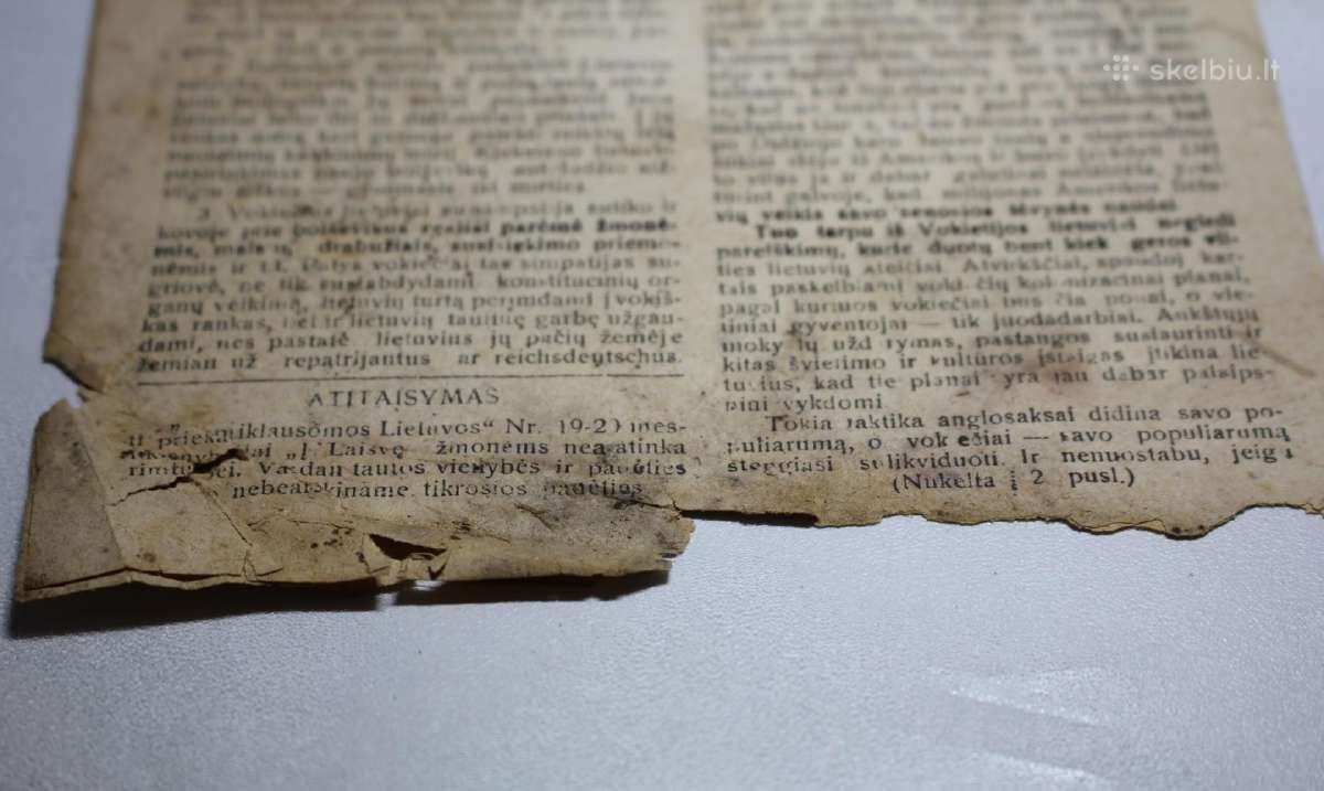 Pogrindini rezistencinis leidinys Į Laisvę 1943 - nuotraukos Nr. 4