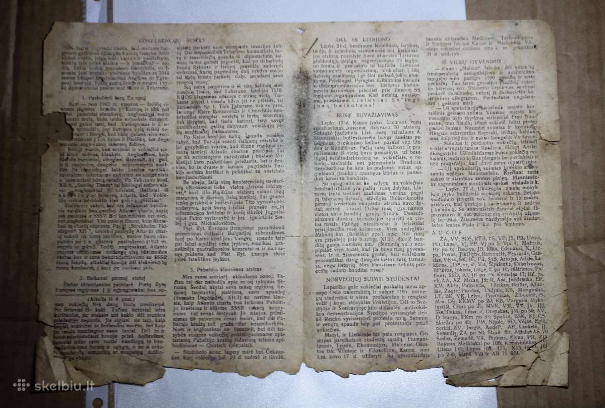 Pogrindini rezistencinis leidinys Į Laisvę 1943 - nuotraukos Nr. 5