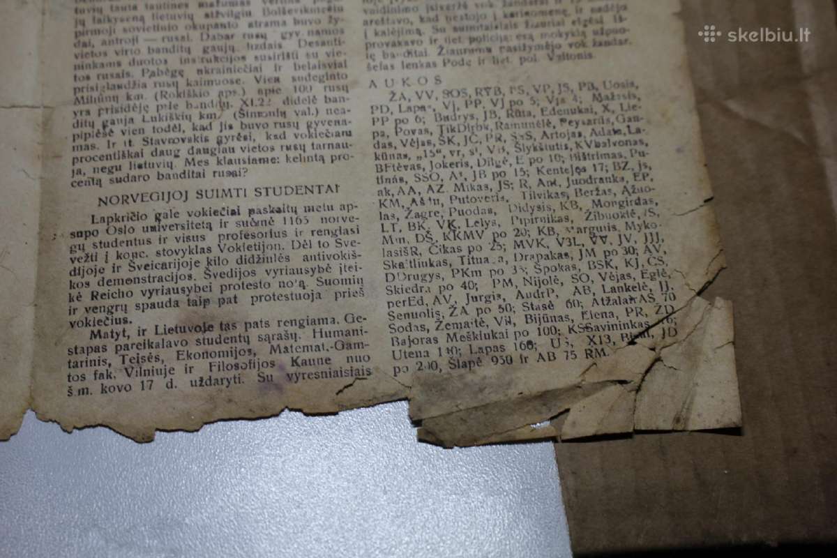 Pogrindini rezistencinis leidinys Į Laisvę 1943 - nuotraukos Nr. 7