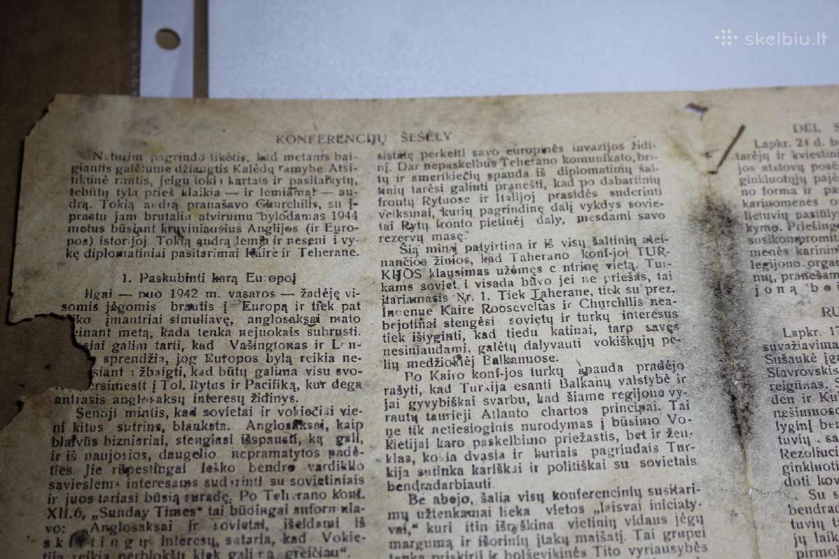 Pogrindini rezistencinis leidinys Į Laisvę 1943 - nuotraukos Nr. 9