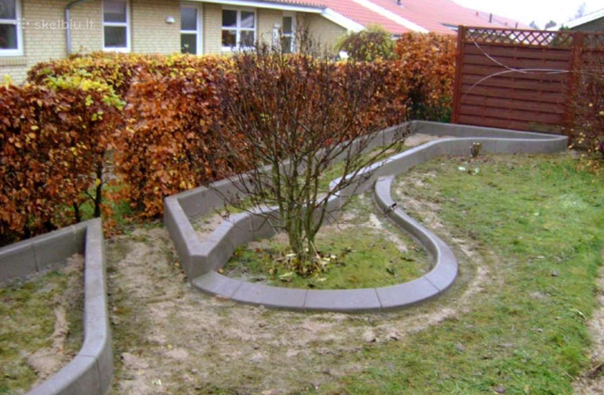 Liejami betoniniai borteliai ir atribojimai - nuotraukos Nr. 9