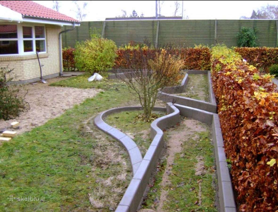 Liejami betoniniai borteliai ir atribojimai - nuotraukos Nr. 8