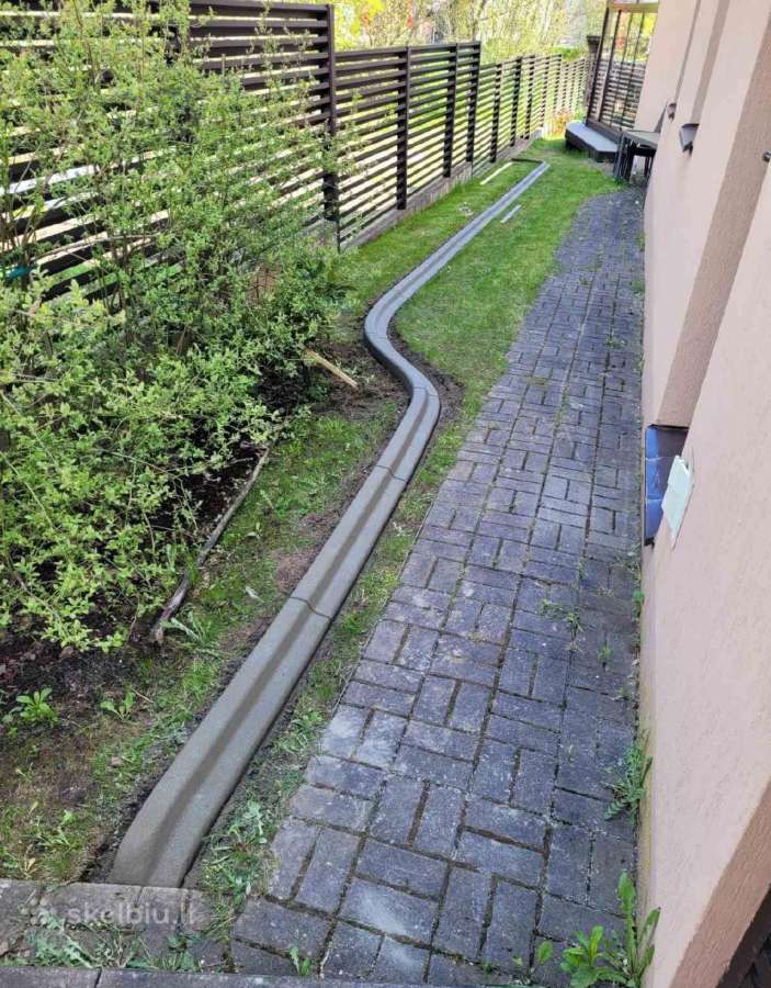 Liejami betoniniai borteliai ir atribojimai - nuotraukos Nr. 31