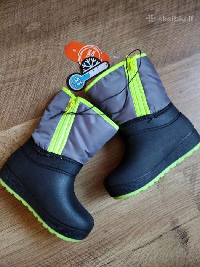 Vaikiški pašiltinti guminiai batai