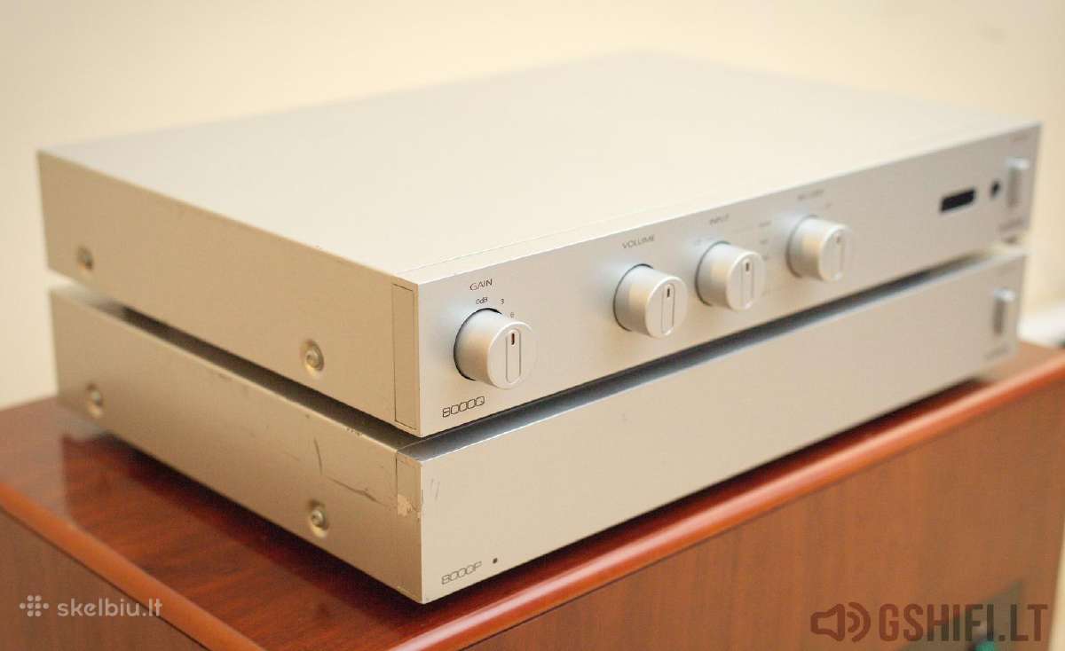 Audiolab 8000q + 8000p Stiprintuvų Komplektas - nuotraukos Nr. 3