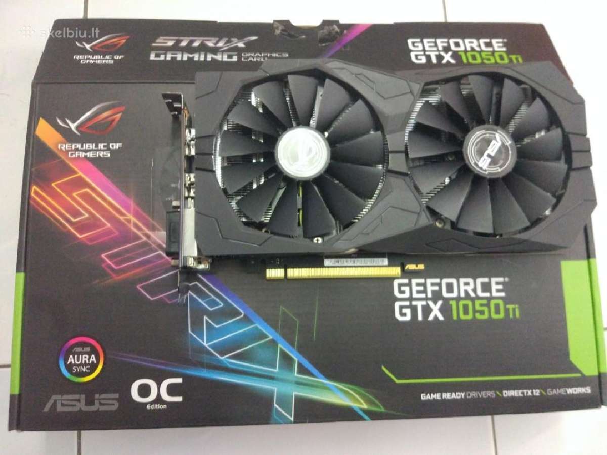 Strix Gaming Geforce Gtx 1050 Ti Oc Edition 4 GB