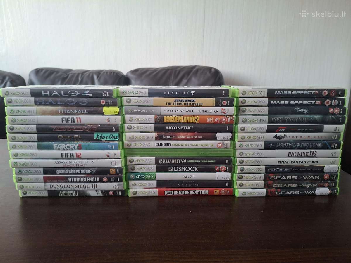 Xbox 360 žaidimai originalūs ir pigūs!