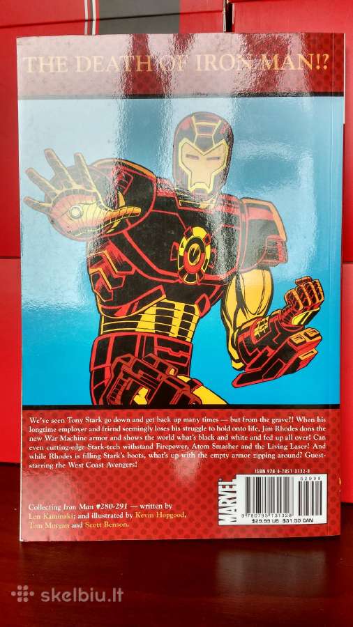 Marvel Comics -Komiksai- Iron Man War Machine - nuotraukos Nr. 2