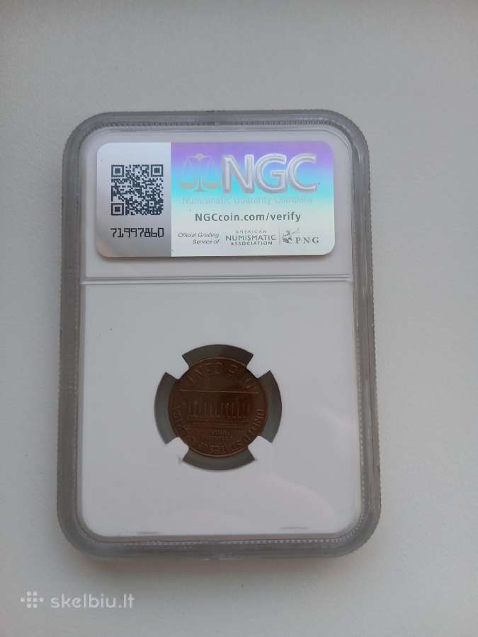 JAV Lincoln cent 1959 D Ngc - nuotraukos Nr. 2