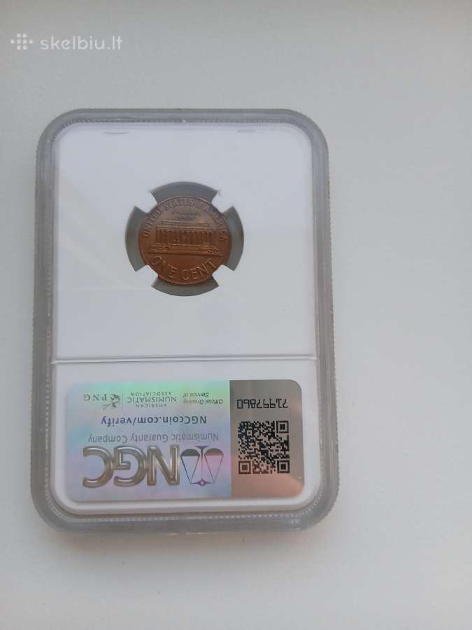 JAV Lincoln cent 1959 D Ngc - nuotraukos Nr. 3