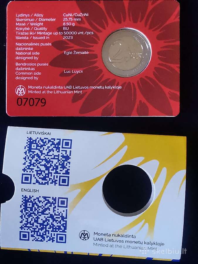 2eur moneta "kartu su Ukraina" - nuotraukos Nr. 2